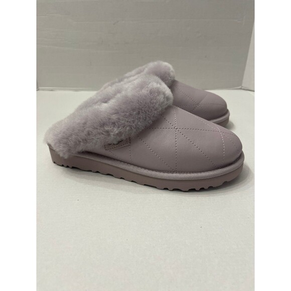 UGG Shoes - UGG Cluggette Pearlized Slipper Size 8 Light Purple New Without Box